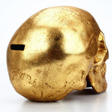 Maxbell Resin Creative Gold Human Head Money Box Saving Piggy Bank Halloween Gifts