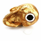 Maxbell Resin Creative Gold Human Head Money Box Saving Piggy Bank Halloween Gifts