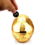 Maxbell Resin Creative Gold Human Head Money Box Saving Piggy Bank Halloween Gifts