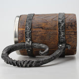 Maxbell Stainless Steel Mug Imitation Wood Cup Beer Coffee Cup Christmas Cup Bar