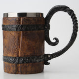Maxbell Stainless Steel Mug Imitation Wood Cup Beer Coffee Cup Christmas Cup Bar