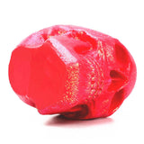 Maxbell Pink Resin Skull Head Statue Sculpt Carving Human Skeleton Decoration