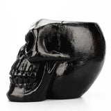 Maxbell Pen Holder Makeup Brush Black Skull Storage Box Tube Creative Desktop Decor