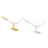 Maxbell Resin Simple Modern Decoration Origami Bird Ornaments Birthday Gifts Golden