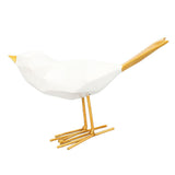 Maxbell Resin Simple Modern Decoration Origami Bird Ornaments Birthday Gifts Golden