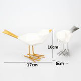 Maxbell Resin Simple Modern Decoration Origami Bird Ornaments Birthday Gifts Golden