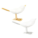 Maxbell Resin Simple Modern Decoration Origami Bird Ornaments Birthday Gifts Golden