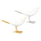 Maxbell Resin Simple Modern Decoration Origami Bird Ornaments Birthday Gifts Golden