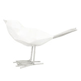 Maxbell Resin Simple Modern Decoration Origami Bird Ornaments Birthday Gifts Silver