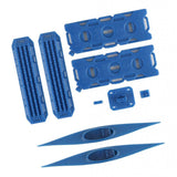 Maxbell RC Rock Crawler Simulated Decoration Escape Plate Fuel Tank Yacht Blue