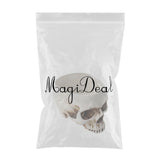 Maxbell Modern Resin Skull Head Flower Pot Planter Container for Home Garden Decor