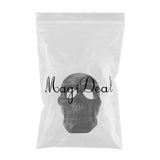 Maxbell Skeleton Head Style Ashtray Resin Simulation Head Model Halloween Black