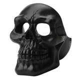 Maxbell Skeleton Head Style Ashtray Resin Simulation Head Model Halloween Black