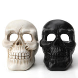 Maxbell Skeleton Head Style Ashtray Resin Simulation Head Model Halloween Black
