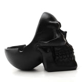 Maxbell Skeleton Head Style Ashtray Resin Simulation Head Model Halloween Black