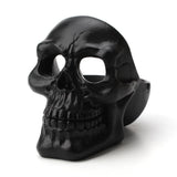 Maxbell Skeleton Head Style Ashtray Resin Simulation Head Model Halloween Black