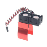 Maxbell Climbing Car Upgrade Parts Heatsink Sensitive Radiator Motor Cooling Red