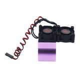 Maxbell Climbing Car Upgrade Parts Heatsink Sensitive Radiator Motor Cooling Purple