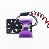 Maxbell Climbing Car Upgrade Parts Heatsink Sensitive Radiator Motor Cooling Purple