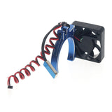 Maxbell 1pc RC Model Cooling Fan 42mm Motor Heatsink for 1:10 RC Car Accessory Parts blue