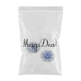 Maxbell 2Pcs Metal Wheel Rim Brake Disc for 1/7 RC Bigfoot RC Monster Trucks Blue