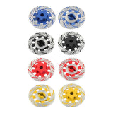 Maxbell 2Pcs Metal Wheel Rim Brake Disc for 1/7 RC Bigfoot RC Monster Trucks Blue