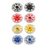 Maxbell 2Pcs Metal Wheel Rim Brake Disc for 1/7 RC Bigfoot RC Monster Trucks Blue