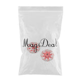 Maxbell 2Pcs Metal Wheel Rim Brake Disc for 1/7 RC Bigfoot RC Monster Trucks Red