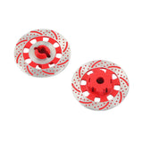 Maxbell 2Pcs Metal Wheel Rim Brake Disc for 1/7 RC Bigfoot RC Monster Trucks Red