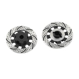 Maxbell 2Pcs Metal Wheel Rim Brake Disc for 1/7 RC Bigfoot RC Monster Trucks Black