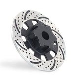 Maxbell 2Pcs Metal Wheel Rim Brake Disc for 1/7 RC Bigfoot RC Monster Trucks Black