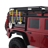 Maxbell 1/10 RC Car Body Decoration Tool Kits W/Shovel/Hammer/Hoe/Axe for TRX4 SCX10