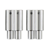 Maxbell 2Pcs Plastic Double Out Exhaust Pipe for 1/10 RC Racing Drifts Car Toy