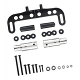 Maxbell Plastic Dual Exhaust Pipe & License Bracket for 1/10 RC Racing Drifts Car