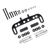 Maxbell Plastic Dual Exhaust Pipe & License Bracket for 1/10 RC Racing Drifts Car