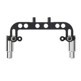 Maxbell Plastic Dual Exhaust Pipe & License Bracket for 1/10 RC Racing Drifts Car