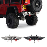 Maxbell 1/10 RC Metal Rear Bumper W/Trailer Hook for TRAXXAS TRX-4 Upgrade Parts Black