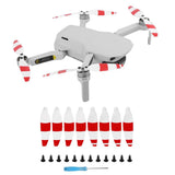 Maxbell RC Fiber Quick Release Folding Propeller for DJI Mavic Mini White Red