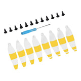 Maxbell RC Fiber Quick Release Folding Propeller for DJI Mavic Mini White Yellow