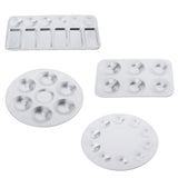 Maxbell Metal Watercolor Palette Mixing Painting Color Toning Tray Round 10 Slot