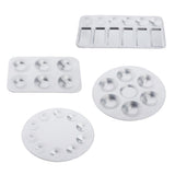 Maxbell Metal Watercolor Palette Mixing Painting Color Toning Tray Round 10 Slot