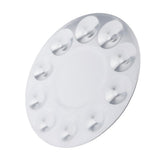 Maxbell Metal Watercolor Palette Mixing Painting Color Toning Tray Round 10 Slot