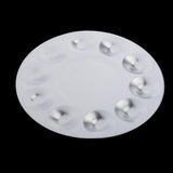 Maxbell Metal Watercolor Palette Mixing Painting Color Toning Tray Round 10 Slot