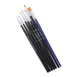 Maxbell Toy Model Hobby Artist Painting Brush Set Hand Tool Accessory M 7pcs
