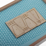 Maxbell 1/35 DIY Military Tank Sand Table Scene Building Kits Base Plate Blocks Set