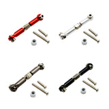 Maxbell Aluminum Alloy Steering Rod Servo Linkage for JJRC WPL 1/12 RC Car Titanium