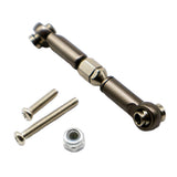 Maxbell Aluminum Alloy Steering Rod Servo Linkage for JJRC WPL 1/12 RC Car Titanium