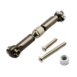 Maxbell Aluminum Alloy Steering Rod Servo Linkage for JJRC WPL 1/12 RC Car Titanium