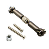 Maxbell Aluminum Alloy Steering Rod Servo Linkage for JJRC WPL 1/12 RC Car Titanium
