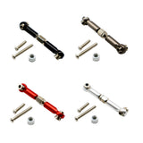 Maxbell Aluminum Alloy Steering Rod Servo Linkage for JJRC WPL 1/12 RC Car Titanium